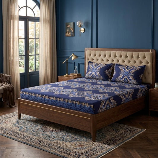3D Crystal Cotton 3-piece Bedsheet Set AY0010062